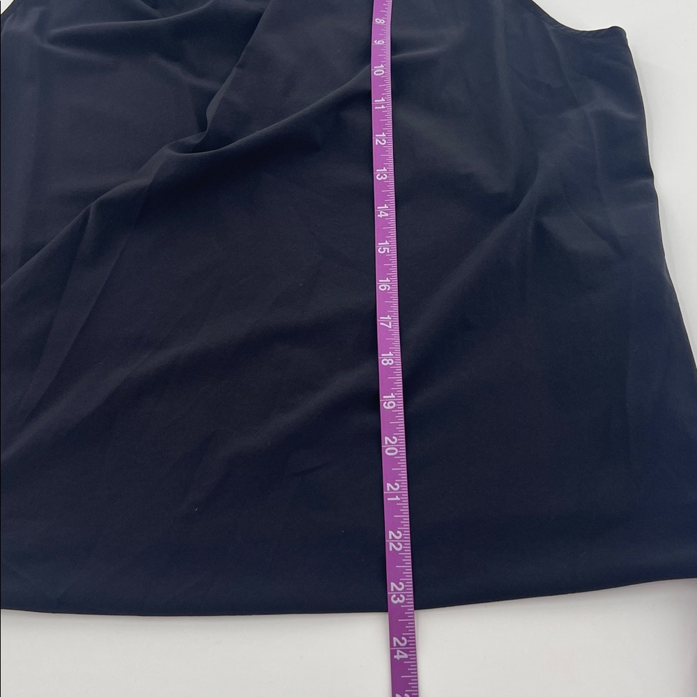 Lululemon Top Rollin’ with my om’ies Black Sleeveless Drape balletcore workout - Picture 7 of 8